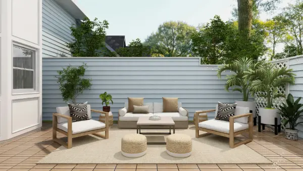 Outdoor Furniture 3 - Spacious Garden Bench